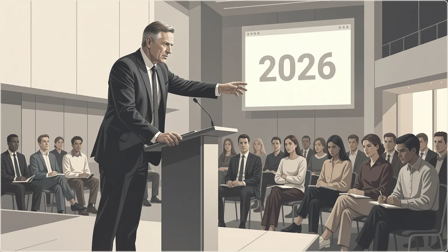 Peter Thiel warning audience of math experts about 2026 implications