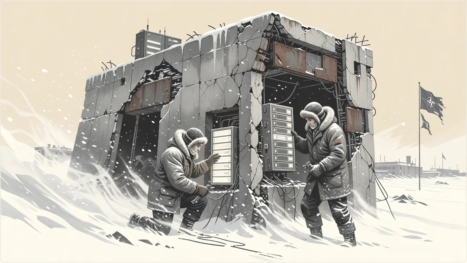 Engineers transforming Arctic NATO base into AI data center