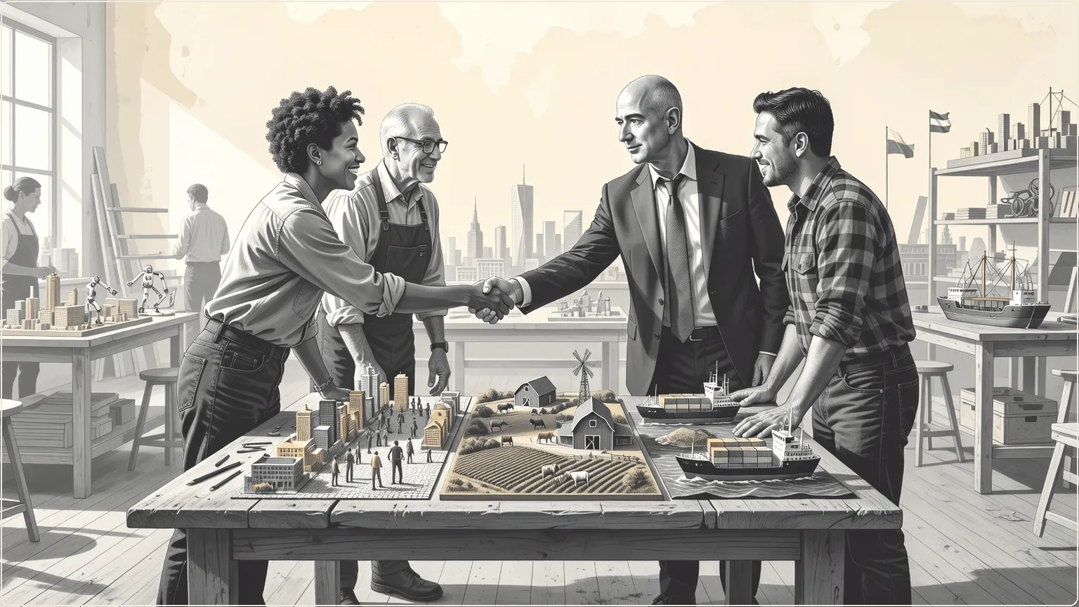 Jeff Bezos investing $10B in real-world AI, collaborating with team over physical world models