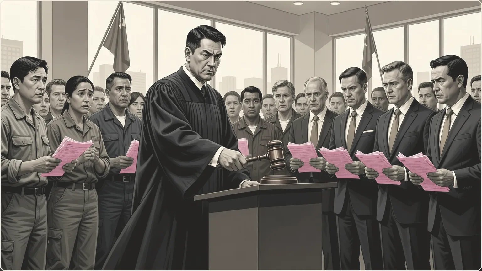 Chinese judge protects workers from layoffs in courtroom standoff